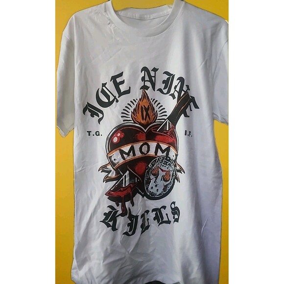 Ice Nine Kills Mom Headt Jason Mask IX T-Shirt Size XL New B7 Excellent - Picture 2 of 5